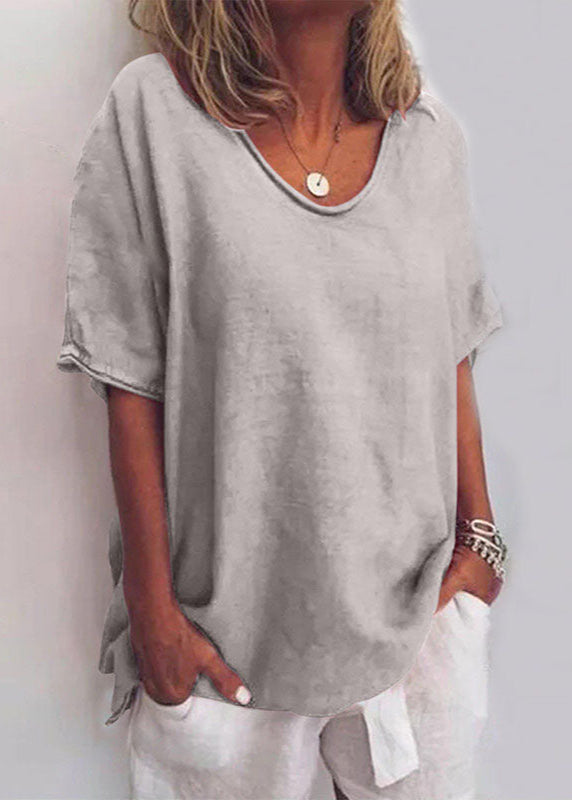 BLouse with Round Neck for Women