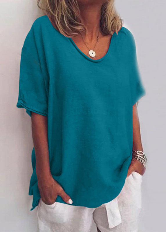 BLouse with Round Neck for Women