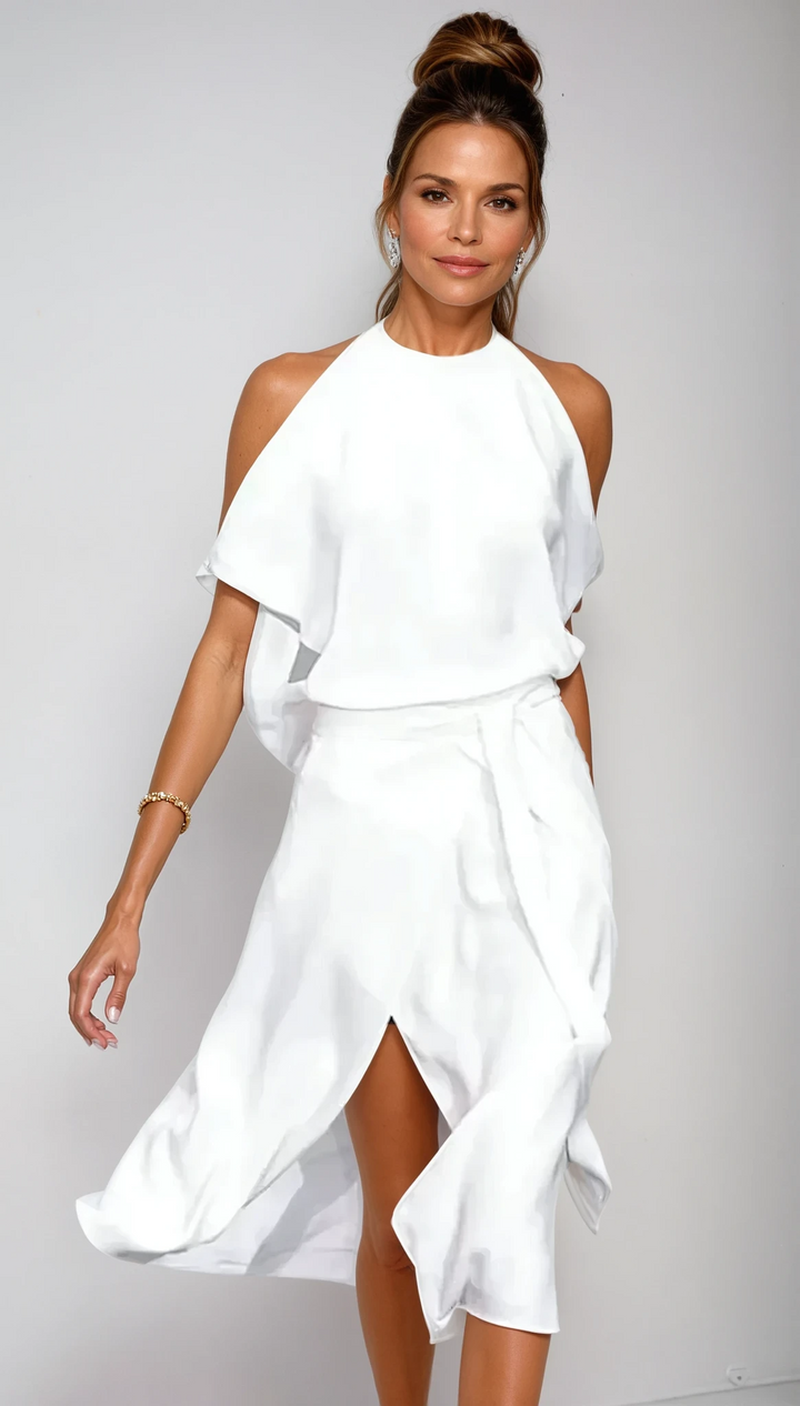 Donna | Modern dress with trendy necklines