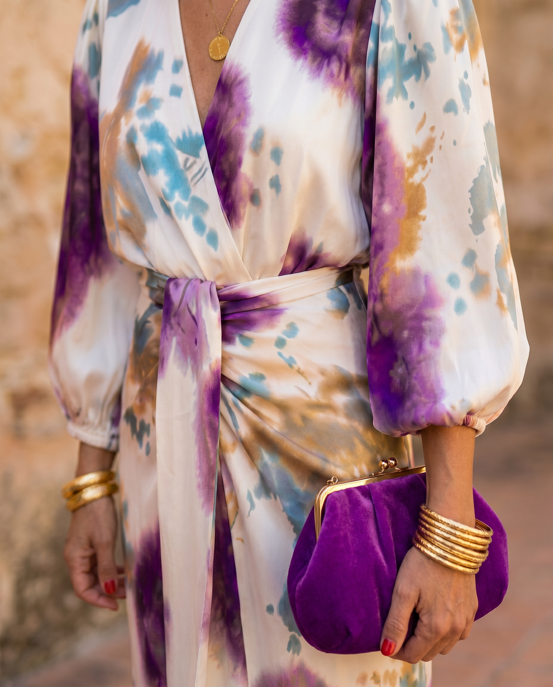 Elegant two-piece spring dress by Emma & Rose Cape Town featuring a sophisticated design in photorealistic detail.