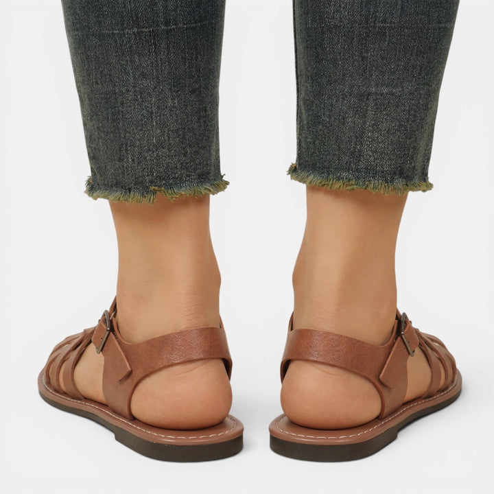 Women’s Robust Woven Leather Fisherman Sandals