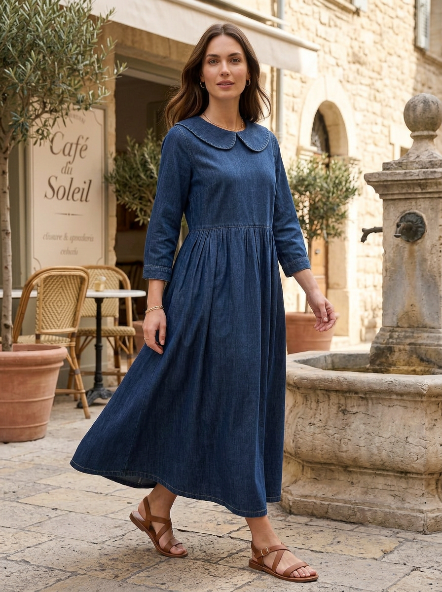 Ladies Maxi Dress | Long Sleeve