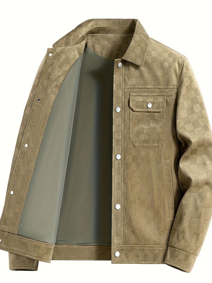 Laurent Monaco Suede Velvet Jacket, view 10 - Elena Harper