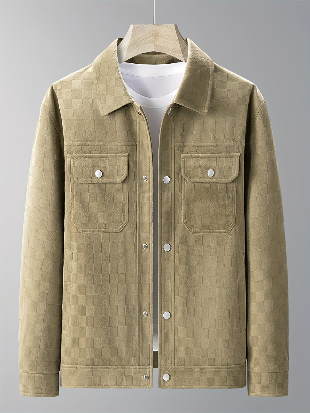 Laurent Monaco Suede Velvet Jacket, view 8 - Elena Harper