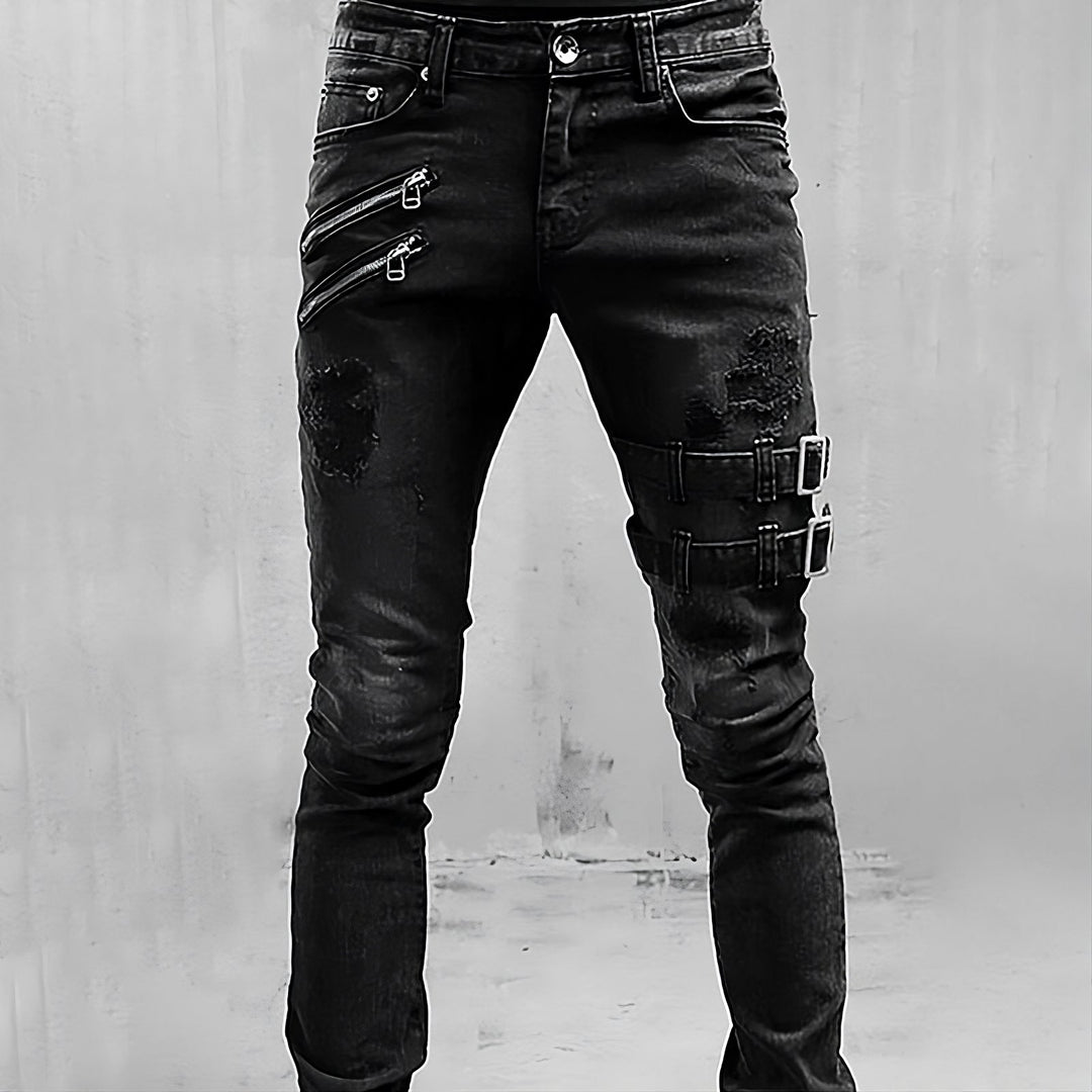 Men's Slim Fit Denim Jeans – Stretch, Casual, Comfortable for Daily Use