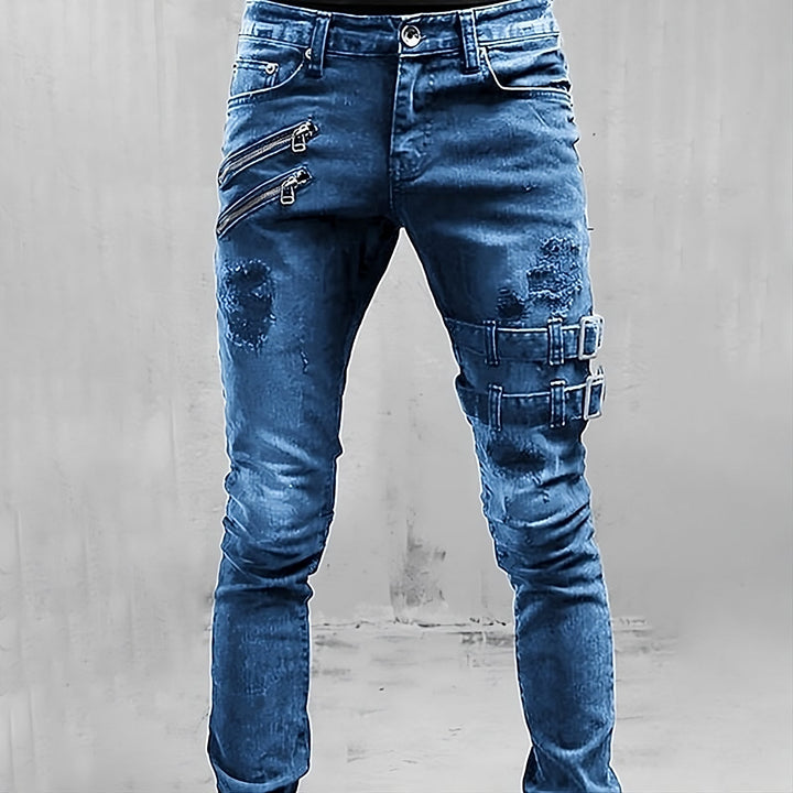 Men's Slim Fit Denim Jeans – Stretch, Casual, Comfortable for Daily Use