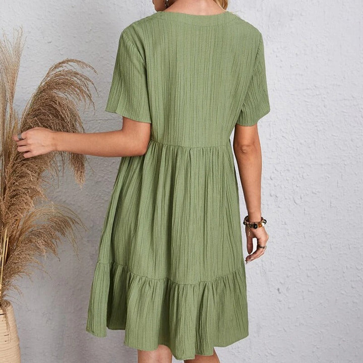 SUMMER A-LINE FLOWING DRESS FOR WOMEN