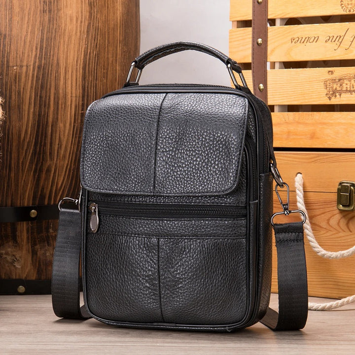 ALESSIO | Leather Shoulder Bag for Everyday Use