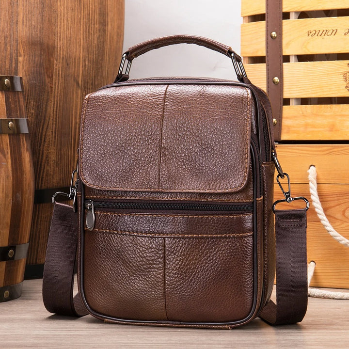 ALESSIO | Leather Shoulder Bag for Everyday Use