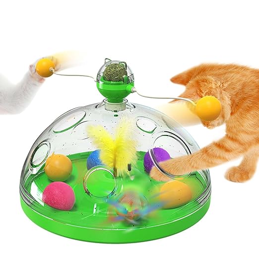 Interactive Cat Puzzle Toy for Mental Stimulation