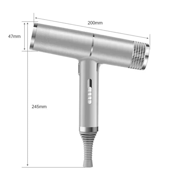 Hairvolt Professional Ultra-Lightweight Hairdryer High-Speed Motor 110,000 rpm Ion Technology & 3 Levels, view 5 - Elena Harper