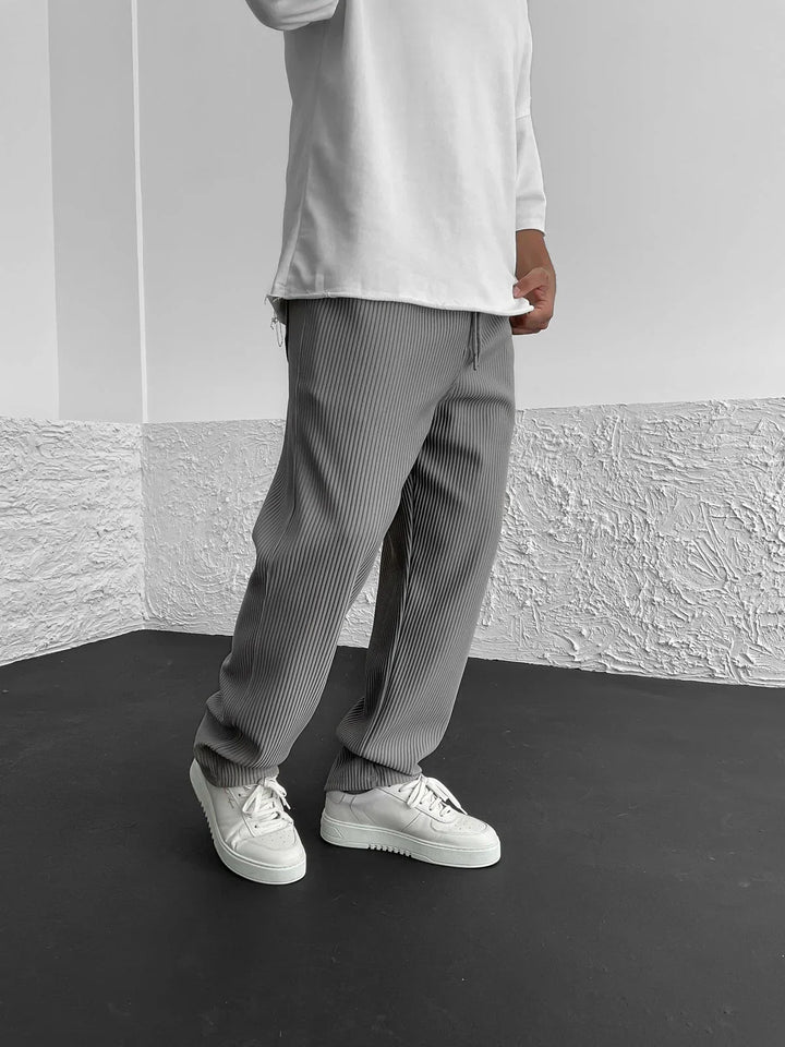 Marion Casual Loose Cord Pants with Drawstring - Elena Harper