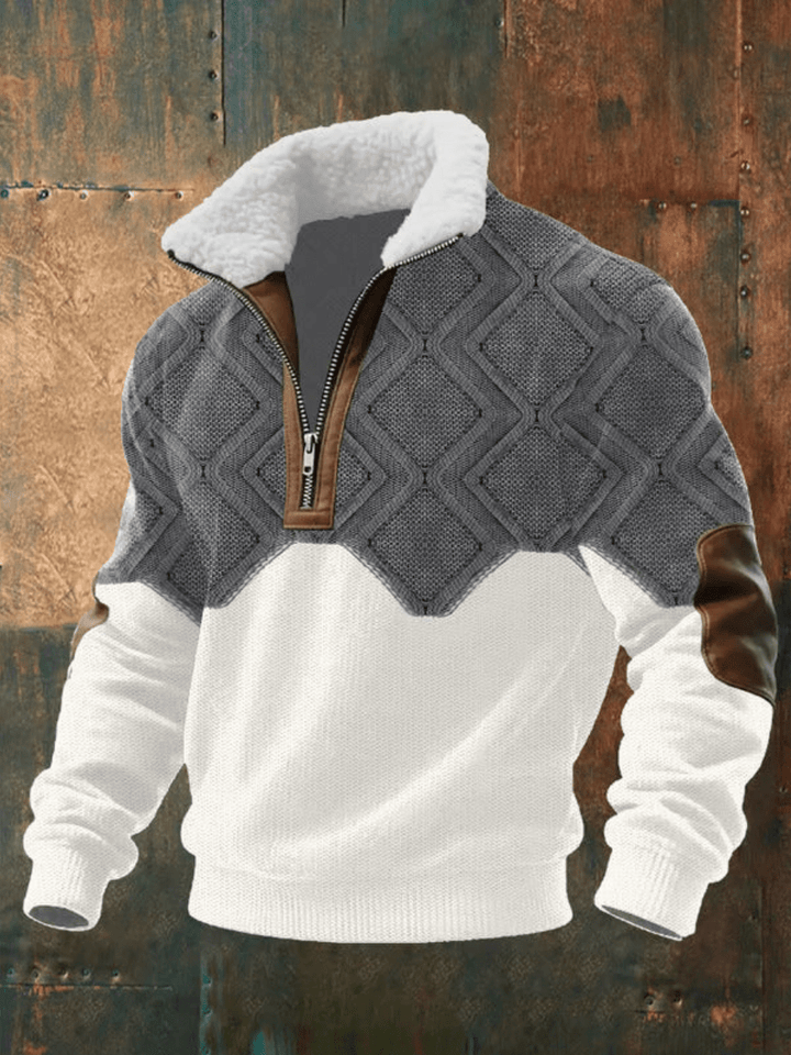 Will Stylish & Comfortable Sweater with Warm Fleece Collar - Elena Harper