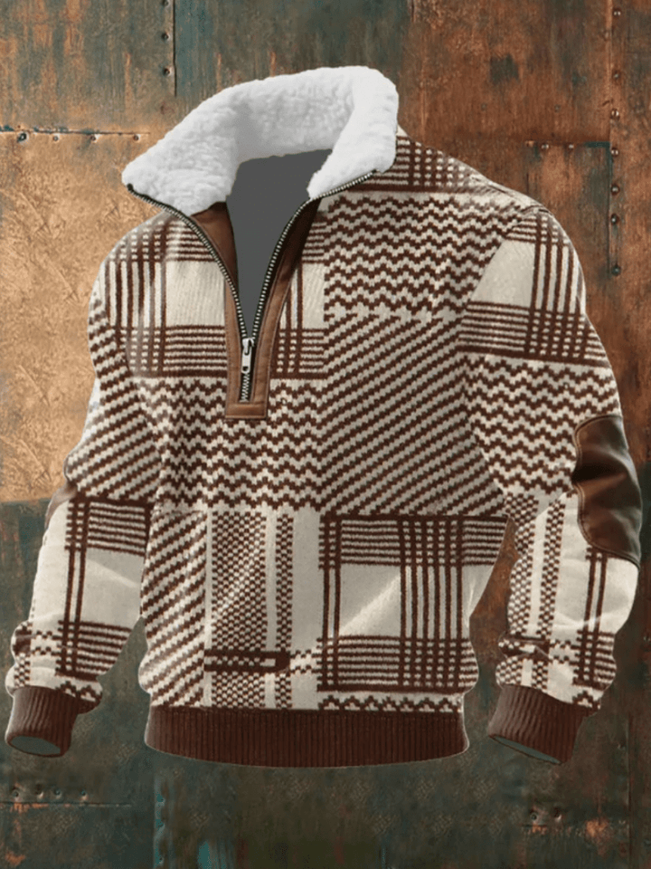 Will Stylish & Comfortable Sweater with Warm Fleece Collar - Elena Harper