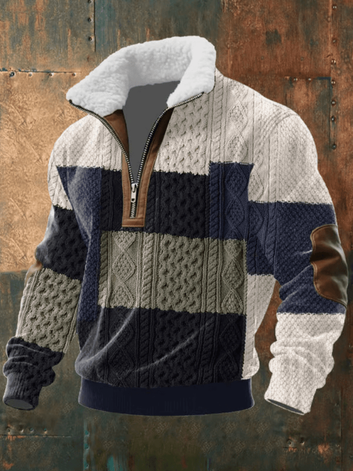Will Stylish & Comfortable Sweater with Warm Fleece Collar - Elena Harper