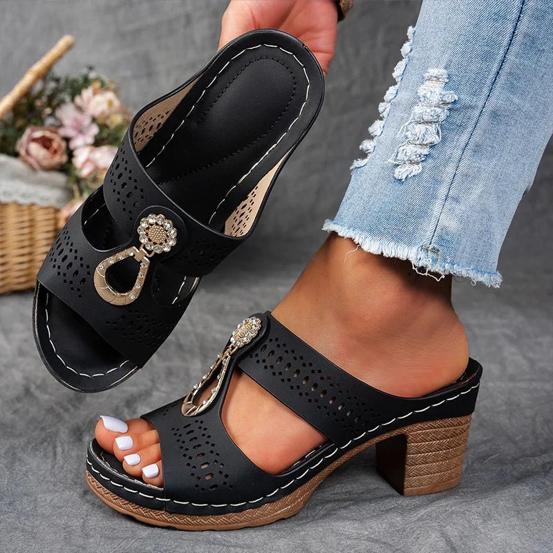 Comfortable orthopedic sandals from Emma & Rose Cape Town featuring cushioned straps and supportive soles on a neutral background.