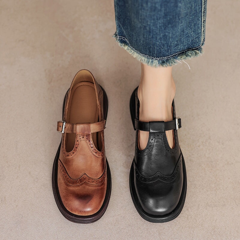 Celine™ | Classic Leather Brogue Shoes