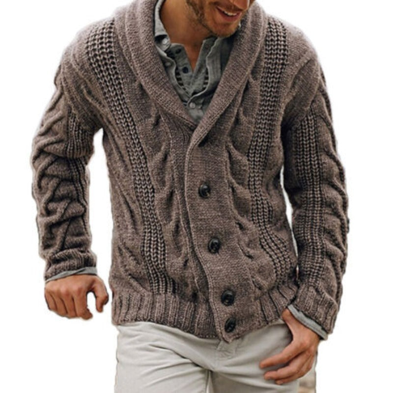 Men's Knitted Cardigan - Warm, Comfortable & Classic Layering
