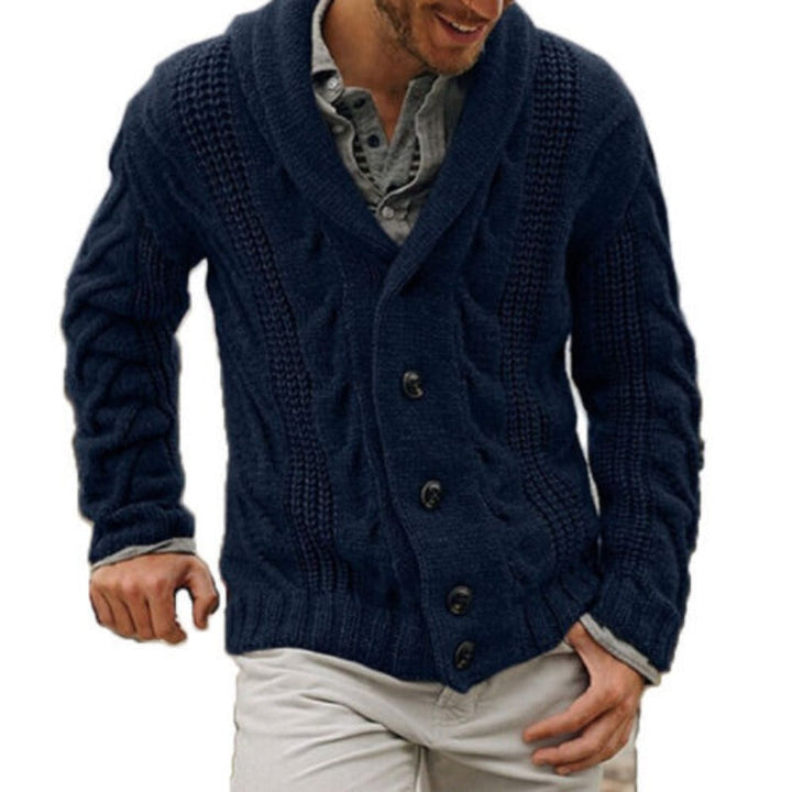 Men's Knitted Cardigan - Warm, Comfortable & Classic Layering