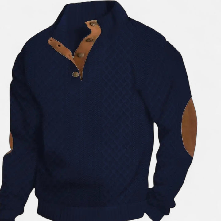 Men's Classic Cable-Knit Pullover Sweater