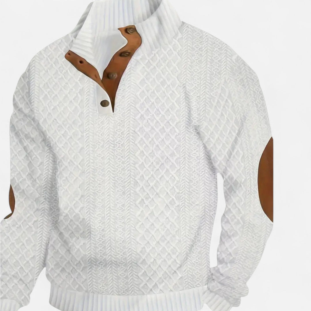 Men's Classic Cable-Knit Pullover Sweater