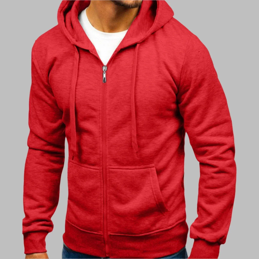 Men's Zip Up Hoodie - Comfortable, Stylish & Versatile Layer