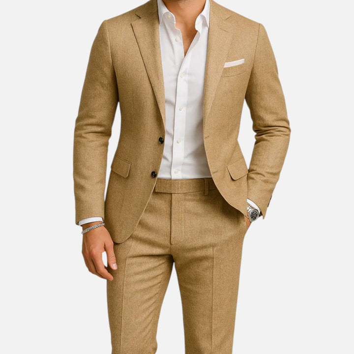 Men's Classic Casual Suit - Effortless Warm-Weather Style