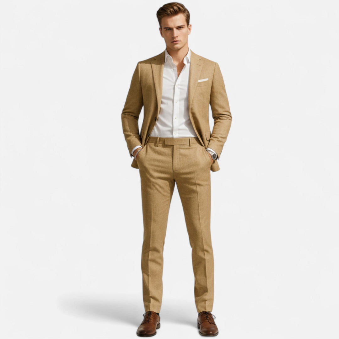 Men's Classic Casual Suit - Effortless Warm-Weather Style
