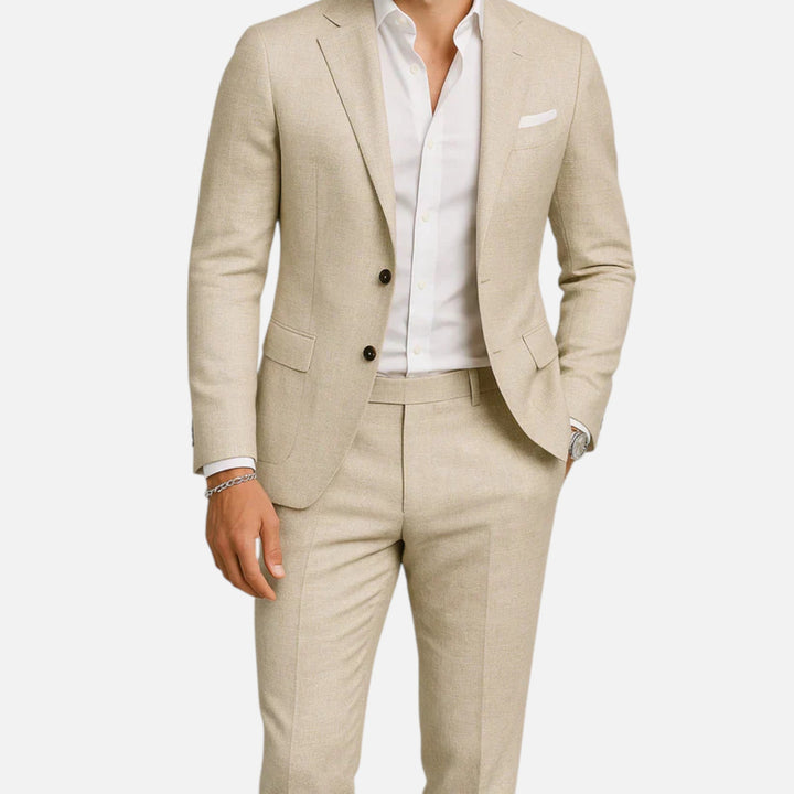 Men's Classic Casual Suit - Effortless Warm-Weather Style