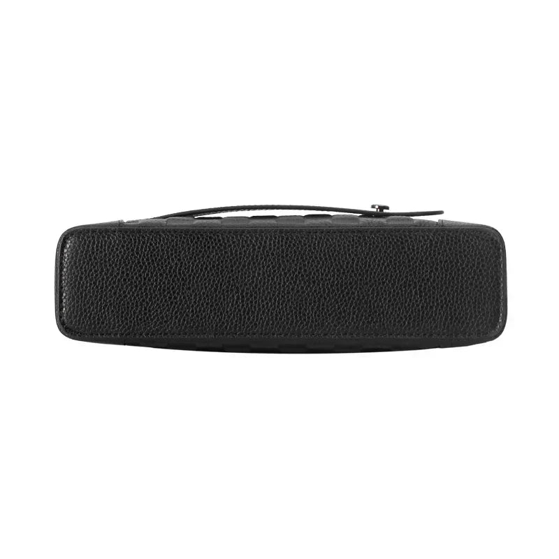 Men's Leather Anti-Theft Clutch with Fingerprint Lock