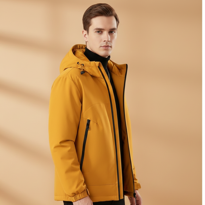 Men's Insulated Ski Jacket with Hood