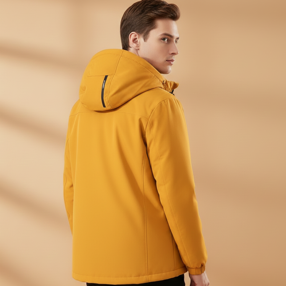 Men's Insulated Ski Jacket with Hood