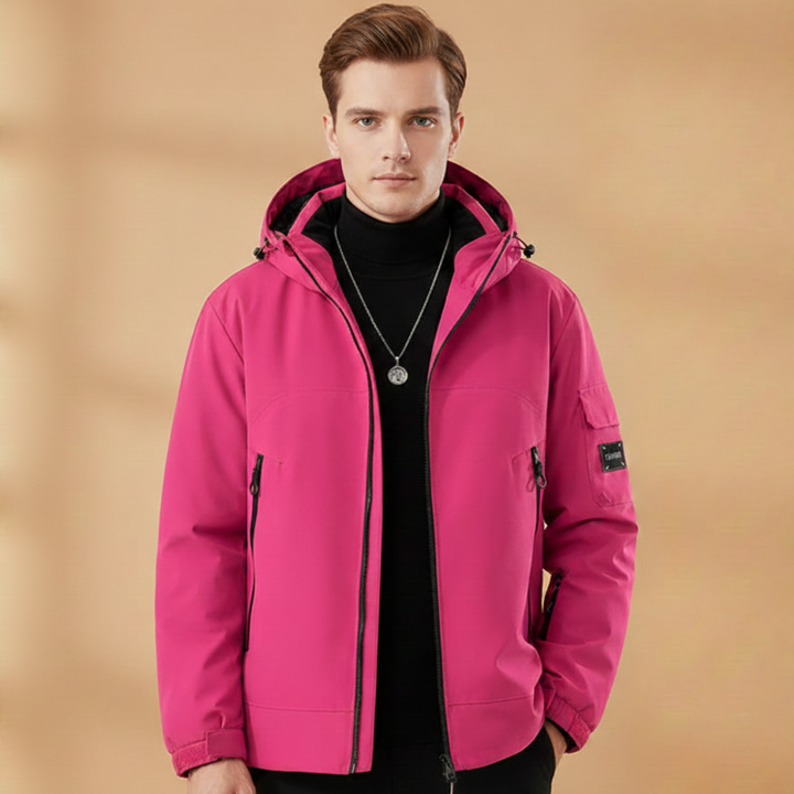 Men's Insulated Ski Jacket with Hood