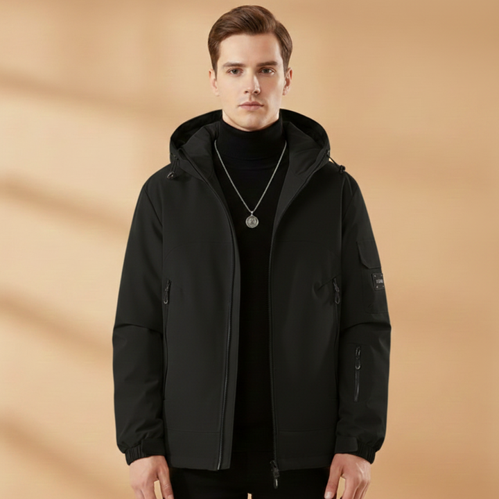 Men's Insulated Ski Jacket with Hood