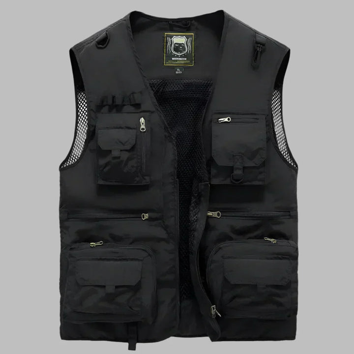 Men's Multi-Pocket Outdoor Explorer Vest - Functional & Durable