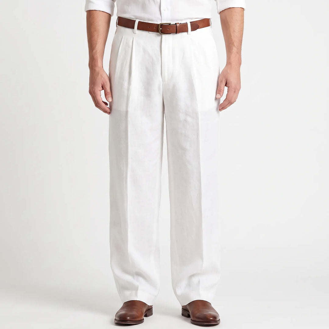 Men's Pleated Pants