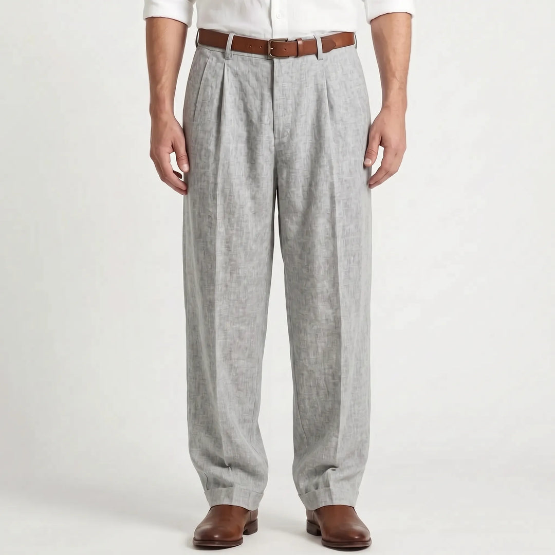 Men's Pleated Pants