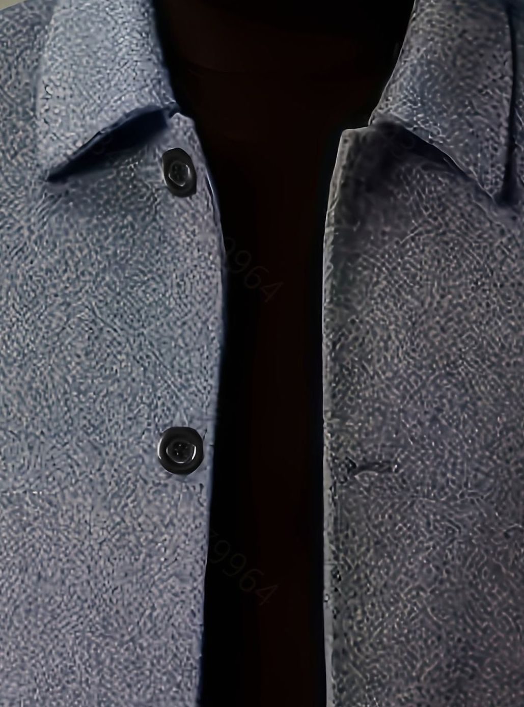 Men's Wool Overcoat Relaxed Fit – Single-breasted with Classic Collar