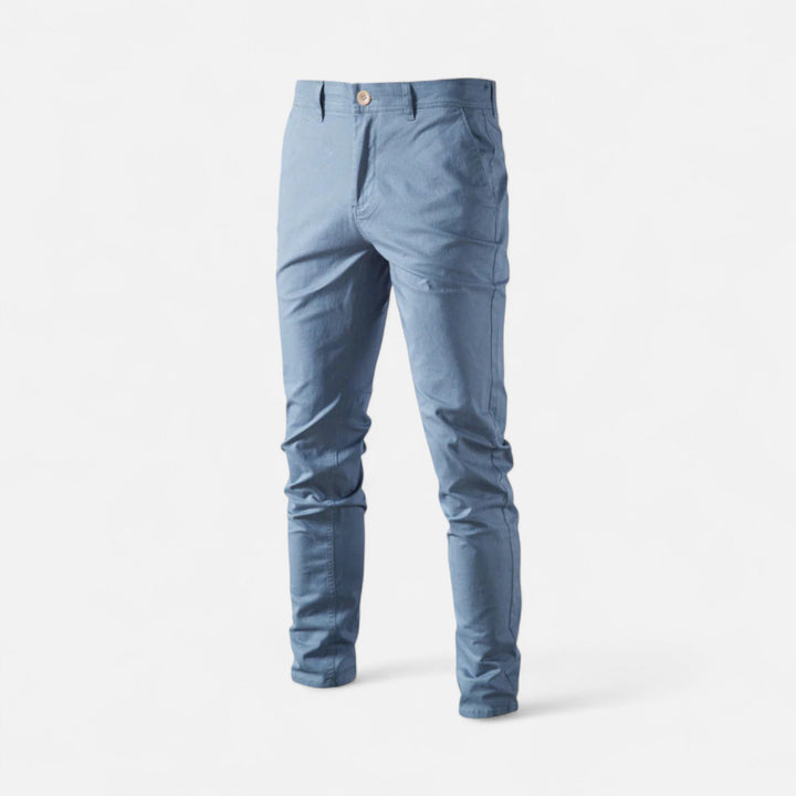 Men's Smart Casual Chinos Tailored Elegance for Any Occasion, view 6 - Elena Harper