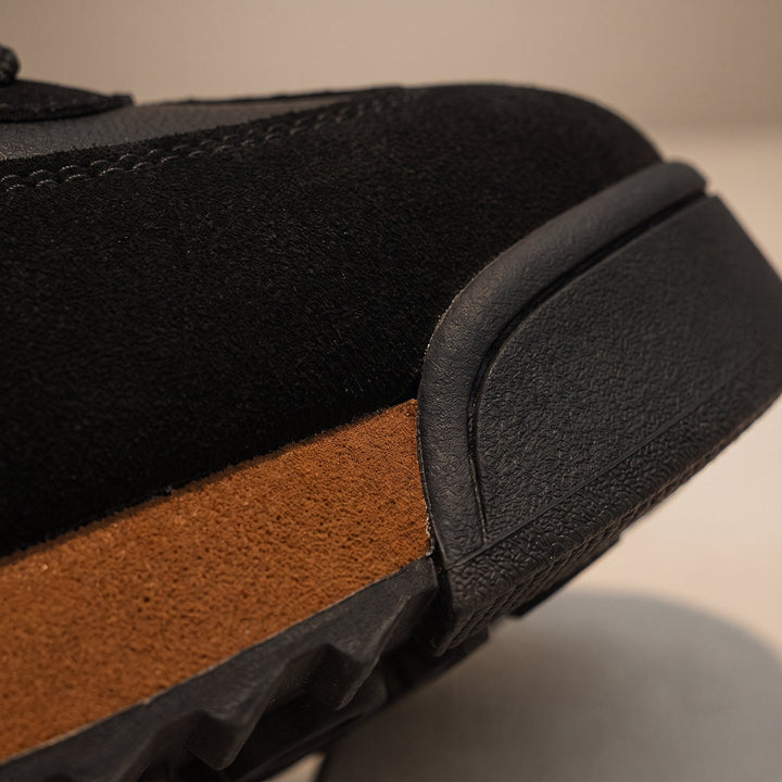 Men's Suede Texture Runners with Cushioned Insole