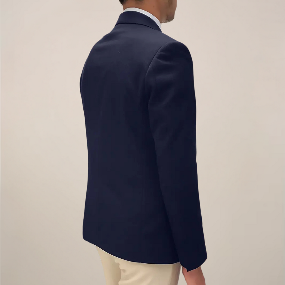 Men's Spring Tailored Blazer Jacket Sharp & Versatile Style, view 3 - Elena Harper