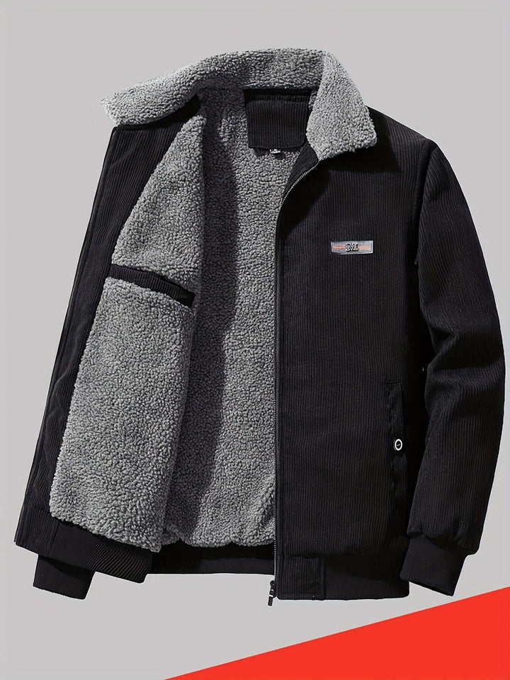 Men's Winter Jacket Padded - Thick Insulated Coat