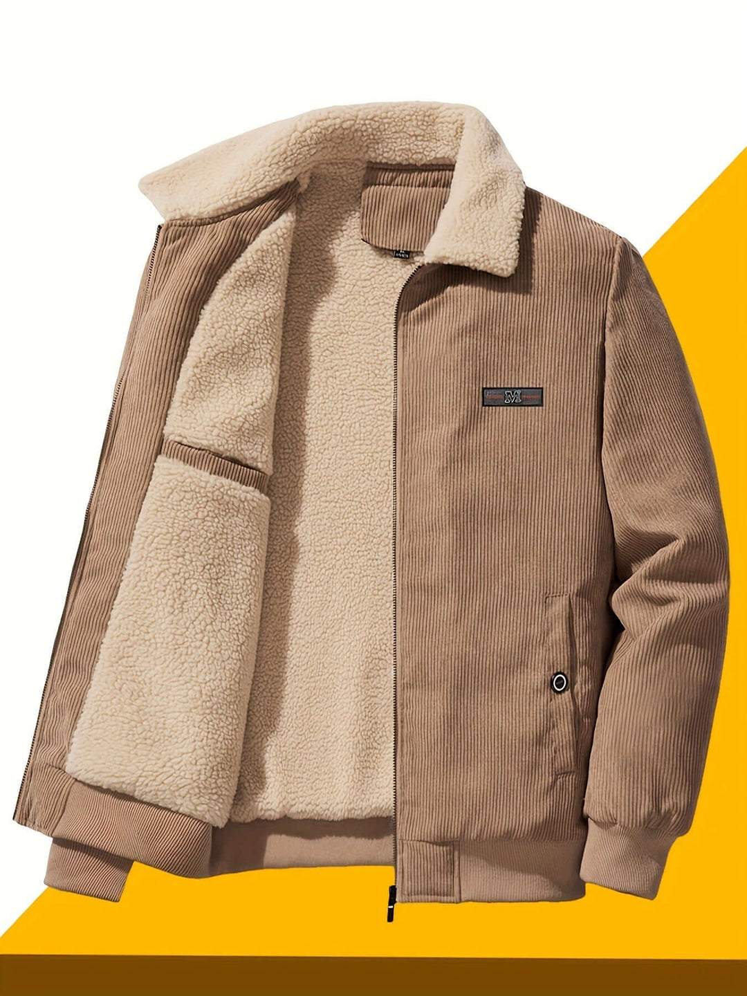 Men's Winter Jacket Padded - Thick Insulated Coat