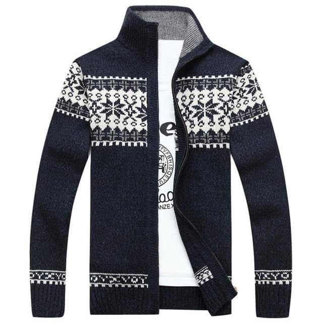 Men's Fleece-Lined Vest – Ribbed Winter Jacket