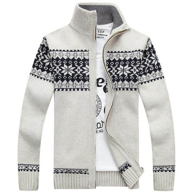 Men's Fleece-Lined Vest – Ribbed Winter Jacket