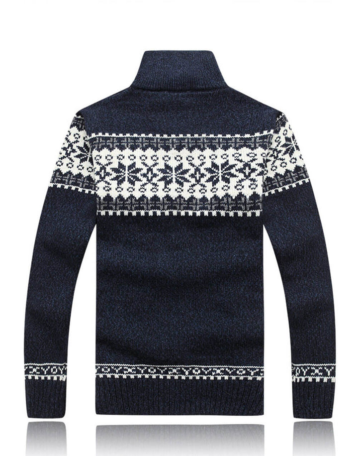 Men's Fleece-Lined Vest – Ribbed Winter Jacket
