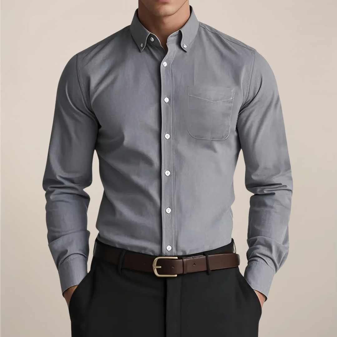 Fabian | Men's Classic Button-Down Long Sleeve Shirt