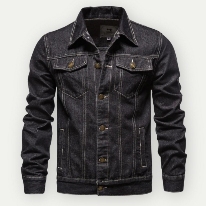 Men's Denim Jacket - Classic Style for Transitional Seasons