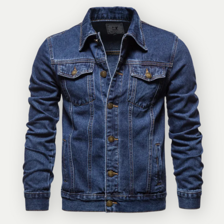 Men's Denim Jacket - Classic Style for Transitional Seasons