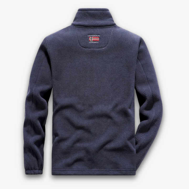 Men's Fleece Jacket - Warm Full-Zip Winter Coat